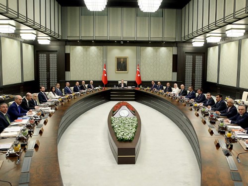Bakanlar Kurulu Cumhurbaşkanlığı Külliyesinde Toplandı