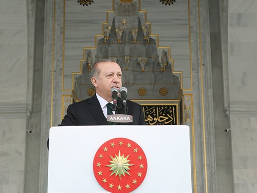 Cumhurbaşkanı Erdoğan, Melike Hatun Camii’nin Açılışını Yaptı