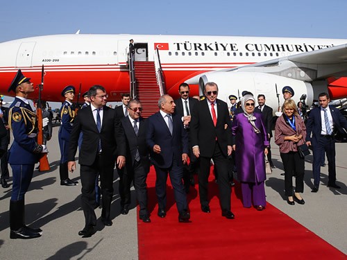 Cumhurbaşkanı Erdoğan Azerbaycan’da