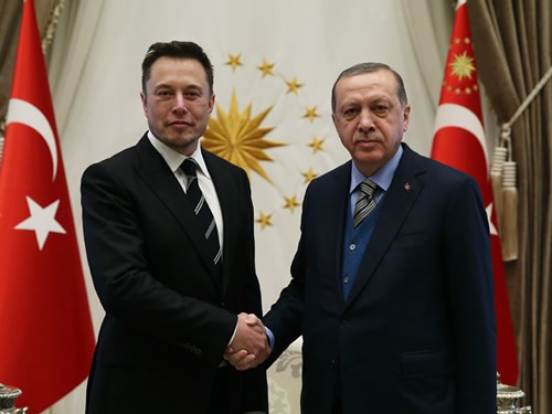 Cumhurbaşkanı Erdoğan, Spacex şirketinin Kurucusu Musk’ı Kabul Etti