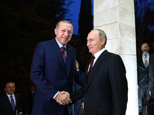 Cumhurbaşkanı Erdoğan, Rusya Devlet Başkanı Putin İle Bir Araya Geldi