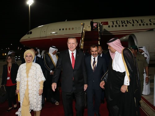 Cumhurbaşkanı Erdoğan Katar’da