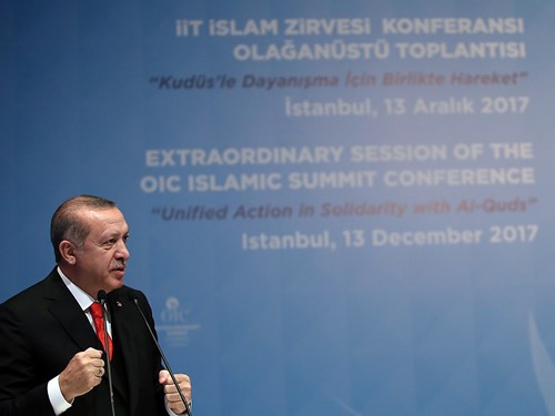 “tüm ülkeleri, Kudüs’ü Filistin Devleti’nin Başkenti Olarak Tanımaya Davet Ediyorum”