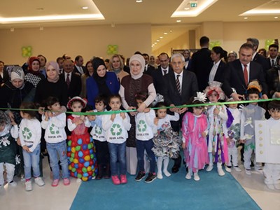 Emine Erdoğan, Sıfır Atık Projesi çalışmalarını İnceledi