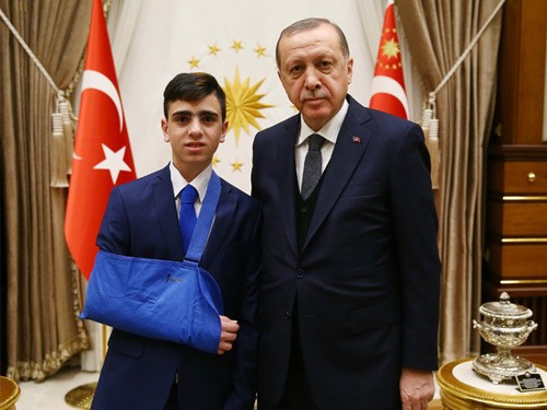 Cumhurbaşkanı Erdoğan, Filistinli El-cüneydi’yi Kabul Etti