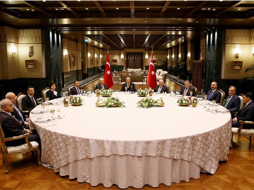 Yasama, Yürütme Ve Yargı Organlarının Temsilcileri Cumhurbaşkanlığı Külliyesinde