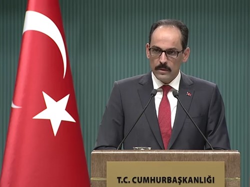 Cumhurbaşkanlığı Sözcüsü Kalın: “vize Serbestiyetinin 2018’de Hayata Geçirilmesi, Türkiye-ab İlişkilerine Yeni Bir İvme Kazandıracaktır”