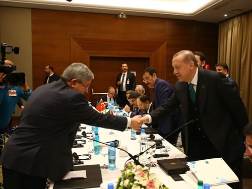 Cumhurbaşkanı Erdoğan, Cezayir Başbakanı Ouyahia’yı Kabul Etti