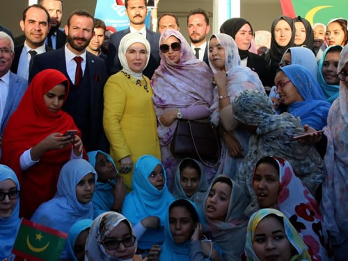 Emine Erdoğan’ın Moritanya’daki Temasları