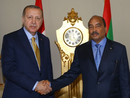 Cumhurbaşkanı Erdoğan Moritanya’da