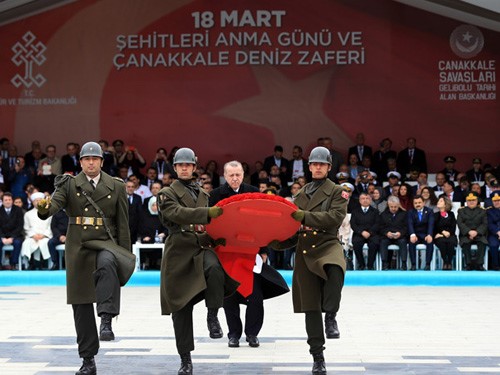 Cumhurbaşkanı Erdoğan, çanakkale şehitler Abidesi’ndeki Törene Katıldı