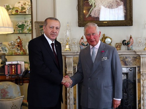 Cumhurbaşkanı Erdoğan, Galler Prensi Charles İle Görüştü