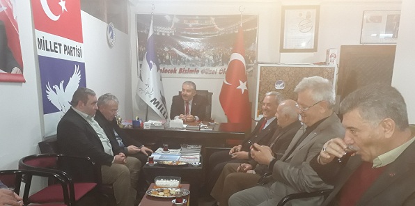 Saadet Partisi Millet Partisini Ziyaret Etti