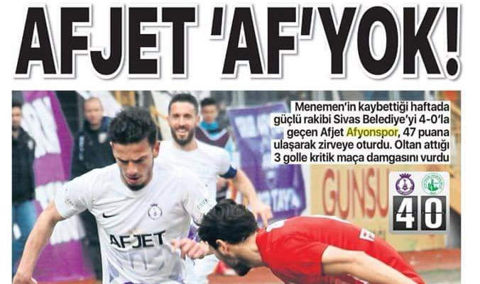 Fanatik'te Manşet Olduk