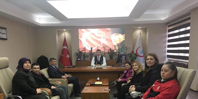 Engelli Dernek Başkanlarından Müdür Korkmaz'a Ziyaret