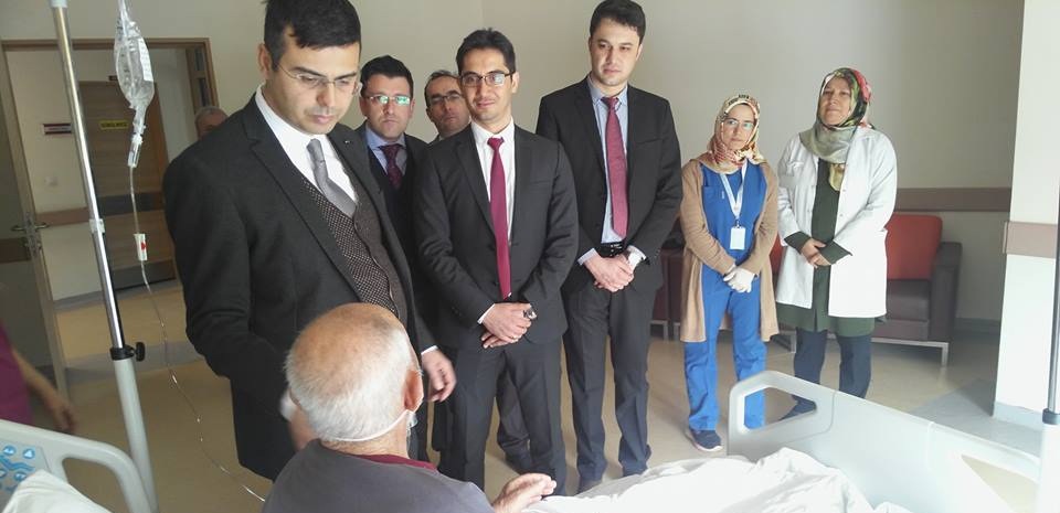 Müdür Korkmaz'dan şuhut Devlet Hastanesi Ziyareti