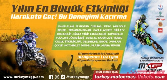 Dünya Motokros şampiyonası´nın Programı Belli Oldu