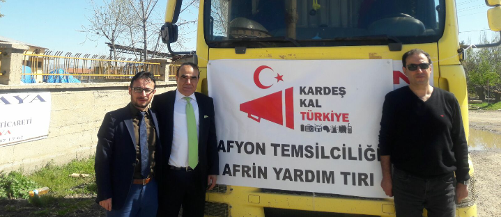 Kardes Kal Dan Afrıne Yardım Tırı