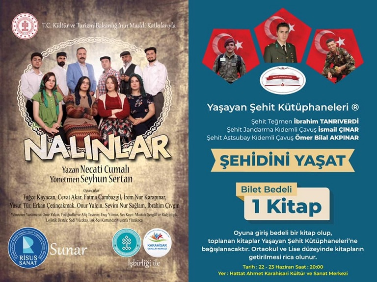 Risus Sanat şehit Kütüphaneleri İçin Sahneye çıkıyor