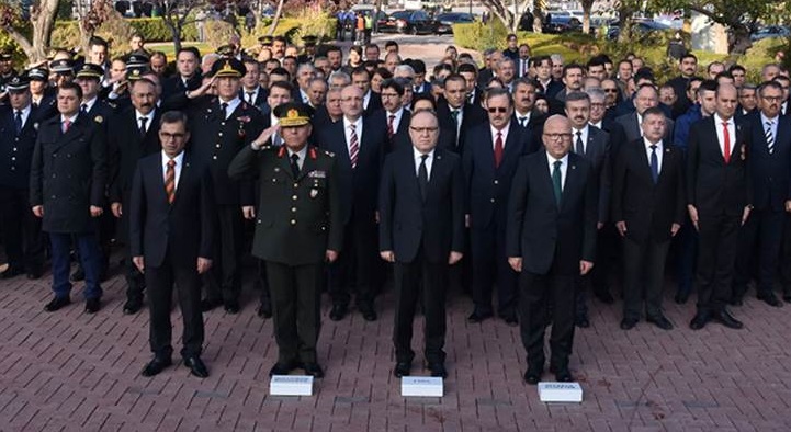 Ulu önder Mustafa Kemal Atatürk Saygıyla Anıldı