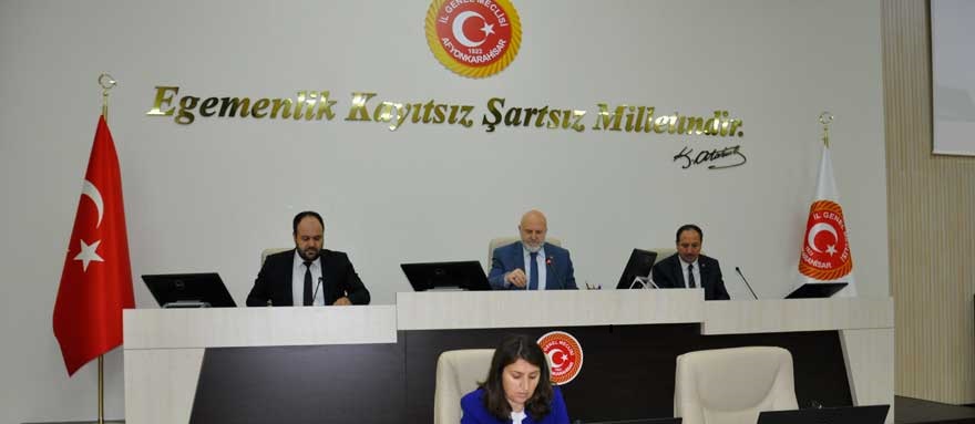 İl Genel Meclisinin 2018 Yılı Ekim Ayı Toplantısına Ait Gündem