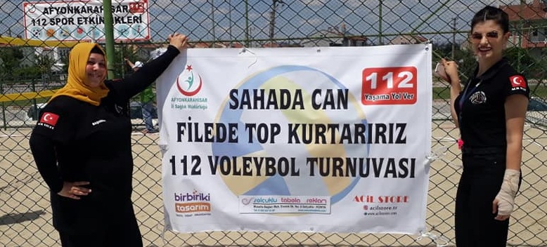 112 çalışanları Voleybol Turnuvası Düzenledi