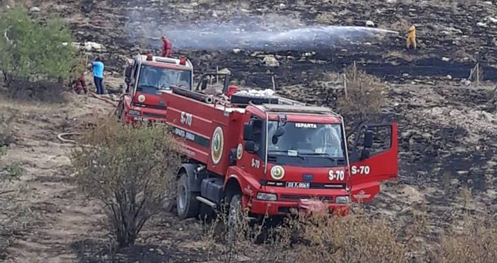 Kınık'da Orman Yangını Büyümeden Söndürüldü