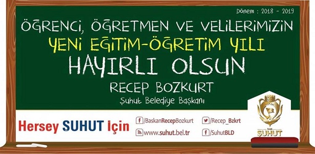Başkan Bozkurt’tan, Eğitim-öğretim Yılı Mesajı