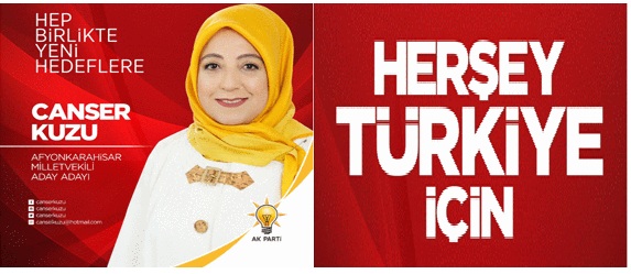 Ak Parti Afyonkarahisar Milletvekili Aday Adayı Canser Kuzu
