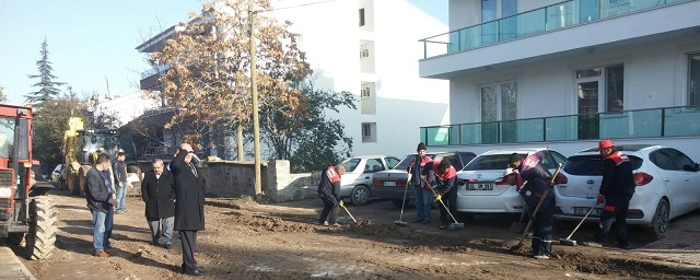 Başkan Bozkurt, Doğalgaz çalışmalarını Yerinde İnceledi