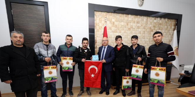 Asker Adaylarından Başkan çoban´ A Ziyaret