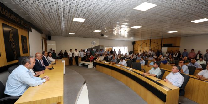 Başkan çoban Personeliyle Bayramlaştı