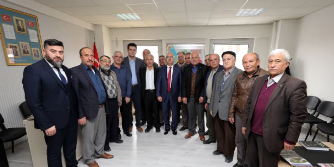 Başkan´dan Türkiye Muhtarlar Derneği´ne Ziyaret