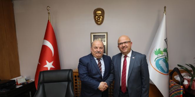 Başkan çoban'dan Alğan'a İade-i Ziyaret