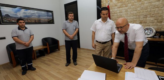 şanslı öğrencileri Başkan çoban Belirledi