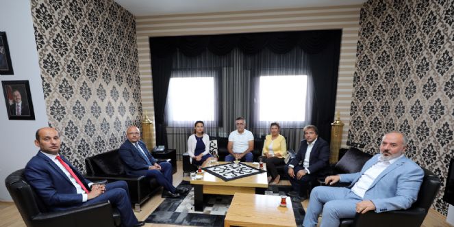 Sait Köse Ve Sadık Köksal´dan Başkan çoban´a Ziyaret