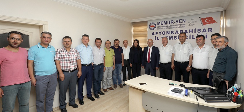 Başkan çoban´dan Sağlık- Sen´e Ziyaret