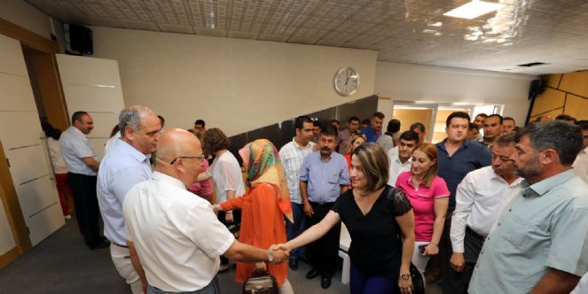 Başkan çoban Personeliyle Bayramlaştı
