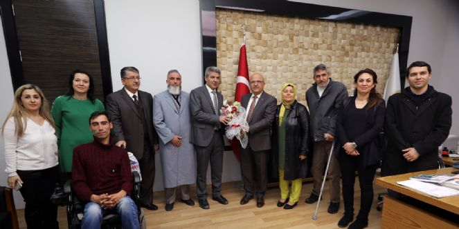 Engelliler Meclisi´nden Başkan çoban´a Ziyaret