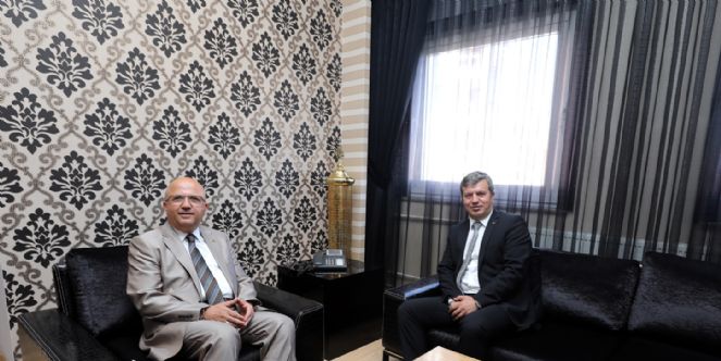 Emniyet Müdürü Yıldız´dan Başkan çoban´a Ziyaret
