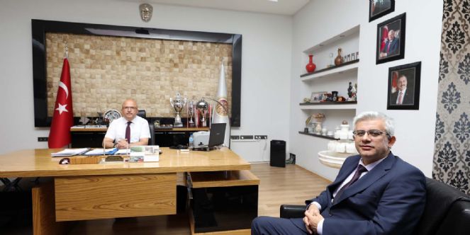 Kadastro Müdürü Ali Soydan’dan Başkan çoban’a Ziyaret