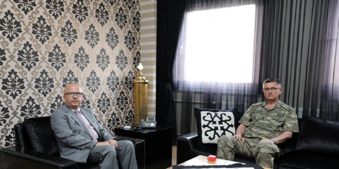 İkmal Komutanı Kılıçaslan´dan Veda Ziyareti