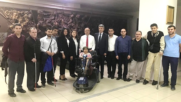Engellilerden Başkan çoban'a Destek Ziyareti
