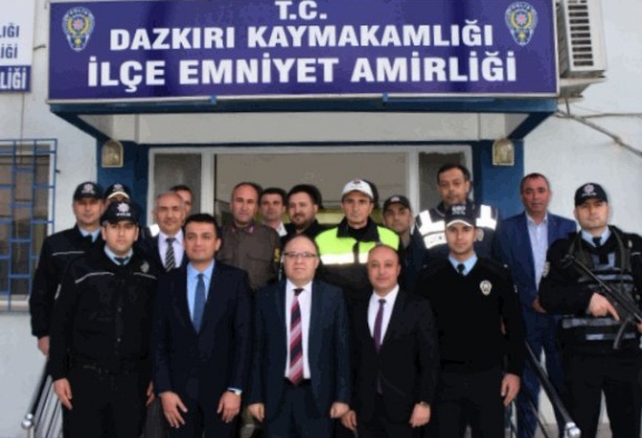 Vali Mustafa Tutulmaz Dazkırı İlçe Emniyet Amirliğinde