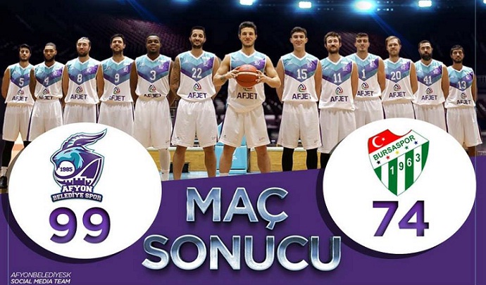 2. Sıra Yine Afyon Belediye Basket Takımımızın
