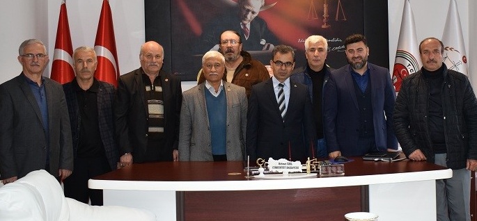 Türkiye Muhtarlar Derneğinden Başsavcı'ya Ziyaret