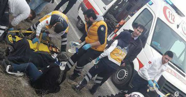 Bolvadin Hamidiye Yolu Trafik Kazası 7 Yaralı