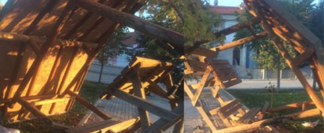 Osmangazi Parkına çirkin Saldırı
