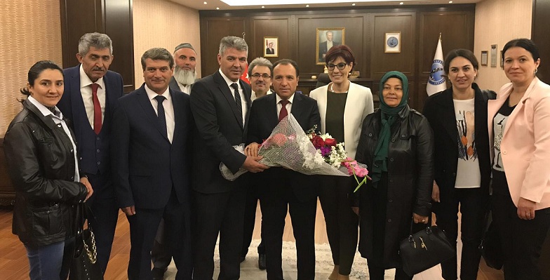Engelliler Meclisi Rektör Karakaş'ı Ziyaret Etti..