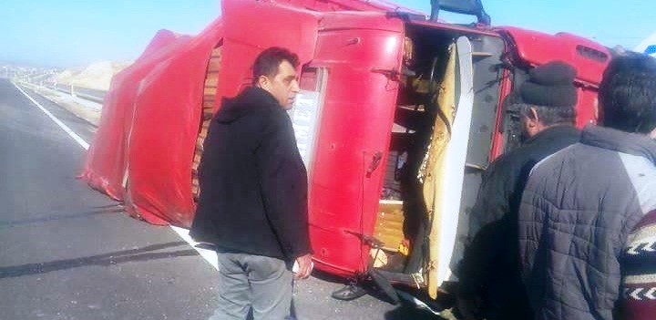 Bolvadin Kemerkaya Arası Kaza 1 Yaralı